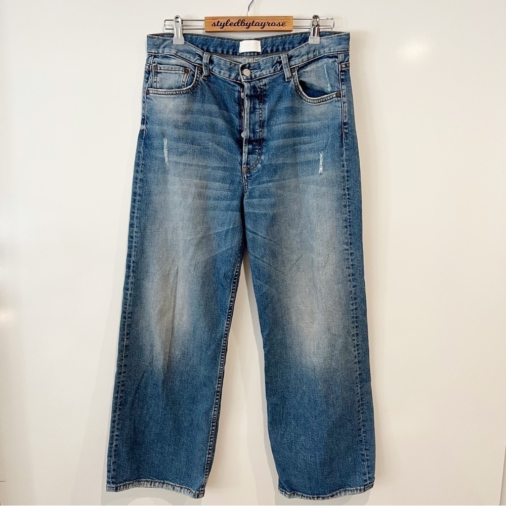 Boyish by HER Mikey High Waist Ankle Straight Jeans in Mercy Island Wash - Picture 5 of 13